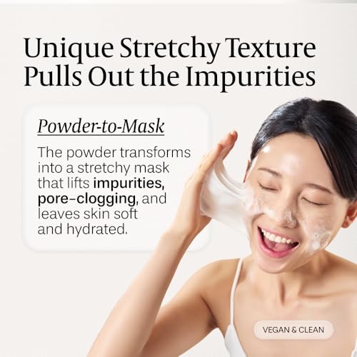 Facial Enzyme Powder Cleanser with Collagen & Hyaluronic Acid - Gentle Exfoliating Face Wash for Deep Pore Cleansing - 1.41 oz