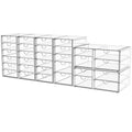 YFXCVSL 6-Pack Acrylic 31-Drawer Makeup & Storage Organizer for Desk