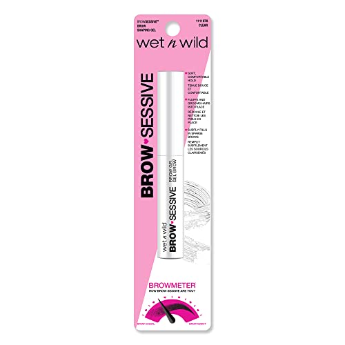 wet n wild Brow-Sessive Eyebrow Shaping Makeup Gel Clear and Brown