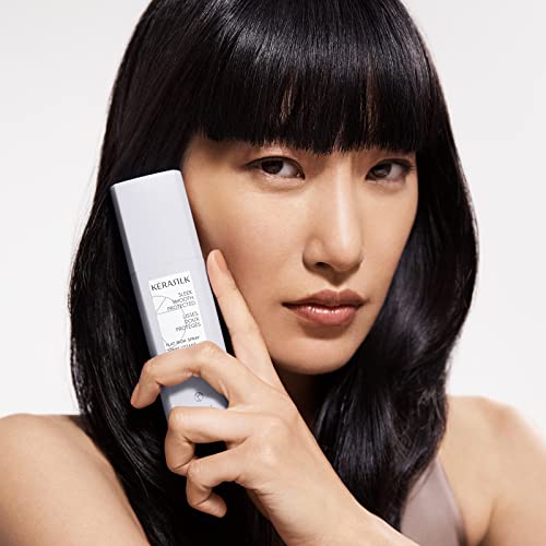 Heat Protectant Hair Spray for Flat Iron Styling - Humidity & Shine Boost, 75ml