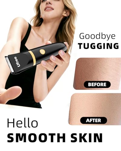 Ufree 3-in-1 Bikini Trimmer for Women – Waterproof Electric Shaver with 3 Heads