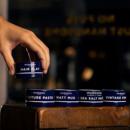 Murdock London Texture Paste - Soft Hold, Low Sheen Hair Styling Paste for Men, Rough Textured Finish, Lightweight, 1.76 fl oz - Variation