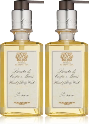Antica Farmacista Prosecco Hand & Body Wash - Nourishing Hydrating 10oz Pack of 2