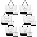 Christian Bible Verse Tote Bag Makeup Bag 12 Bible Words English Variation of THIS listing