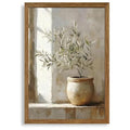 AVECCO Potted Vintage Olive Tree Wall Art Canvas 20x30 Inches - Tree Variation