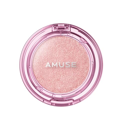 Amuse Seoul Pink Diamond Face Highlighter - Jelly Powder Glow for Radiant Skin