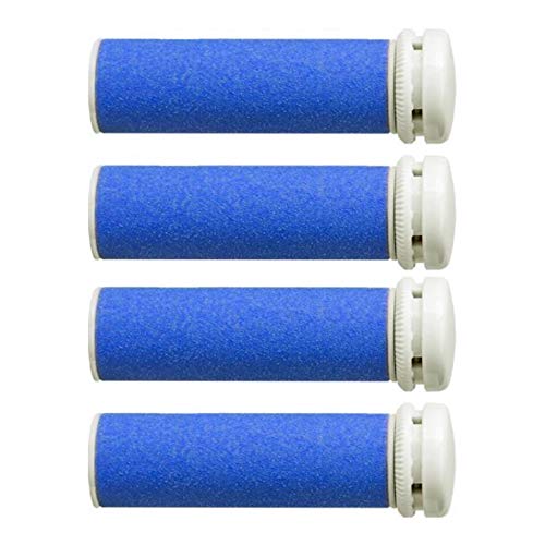 Emjoi Micro-Pedi Extra Coarse Replacement Rollers - Callus Removal, 4 Pack