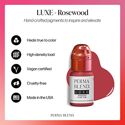 Lip Pigment Ink for Microblading and Permanent Lip Makeup - Rosewood 0.5 oz