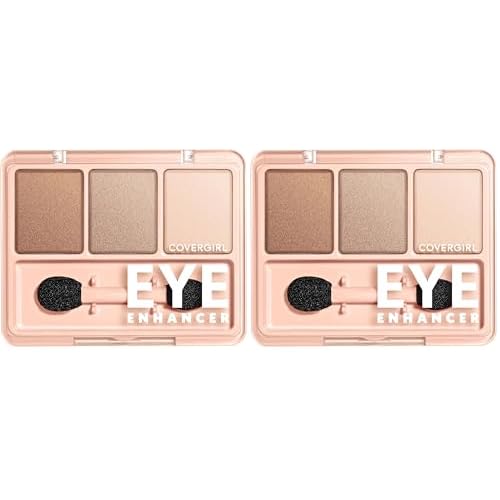 COVERGIRL Eye Enhancers Eyeshadow Kit,Shimmering Sands,3 Colors,(Pack of 2)