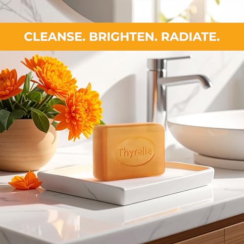 Kojic Acid and Turmeric Soap I (2 x 3.5 oz) I Kojic Acid Soap for Body and Face I Turmeric soap bar with Panthenol, Vitamin C, Vitamin E and Prebiotics