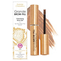 Grande Cosmetics GrandeBROW-FILL Volumizing Brow Gel - Light Tinted or Clear Eyebrow Mascara, Flexible Hold, Water-Resistant, 2 Light