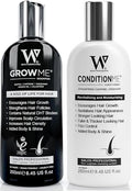 Watermans UK Hair Growth Shampoo & Conditioner Biotin Argan Oil Men Women