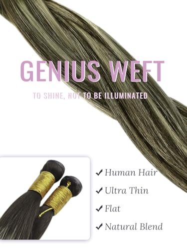 Fshine Genius Weft Hair Extensions 50g Balayage 16 Inch - Variation 2.3 #2/60/2 for Women