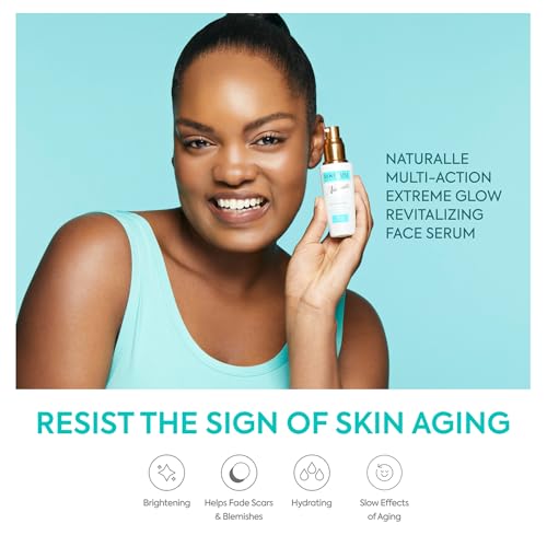 Brightening Face Serum with SPF 15 & Argan Oil - Hydrating & Uneven Skin Tone