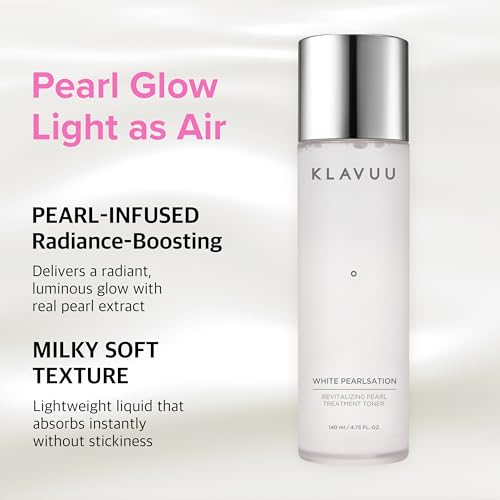 Hydrating Milky Toner with Pearl & Niacinamide - 4.76oz for Brightening & Hydration