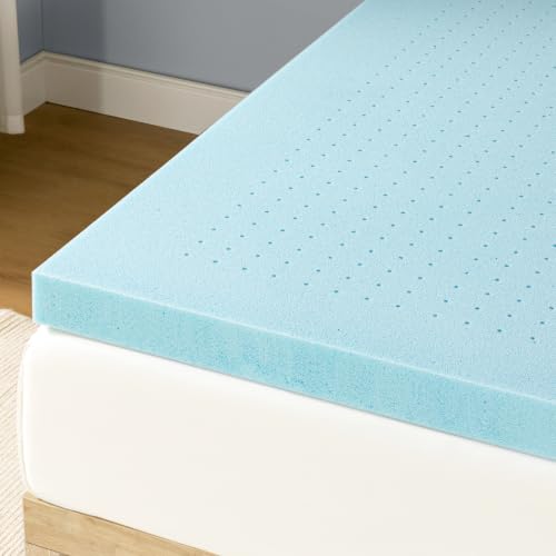 Full 4-Inch Ventilated Gel Memory Foam Mattress Topper – Cooling CertiPUR-US