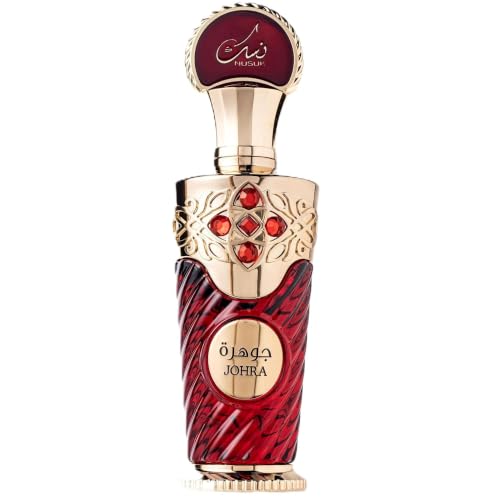 Nusuk Johra Unisex Long-Lasting Oud Perfume 100ml - Hibiscus Vanilla Amber