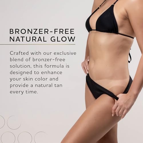 Norvell Premium Spray Tan Solution Clear Plus 1 liter ? Professional Sunless Tanning Formula for Natural Bronze Glow, Streak Free, Fast Drying, Long Lasting Color