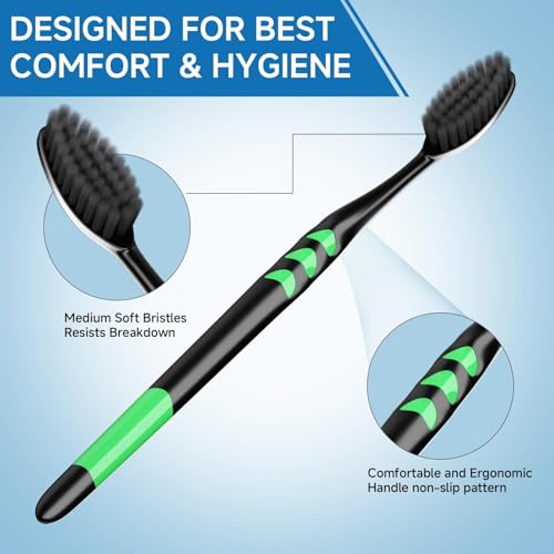 150 Pack Soft Bristle Disposable Travel Toothbrushes - Individually Wrapped for Adults & Kids