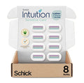 INTUITION Organic Aloe Razor Blade Refills for Sensitive Skin - 8 Pack