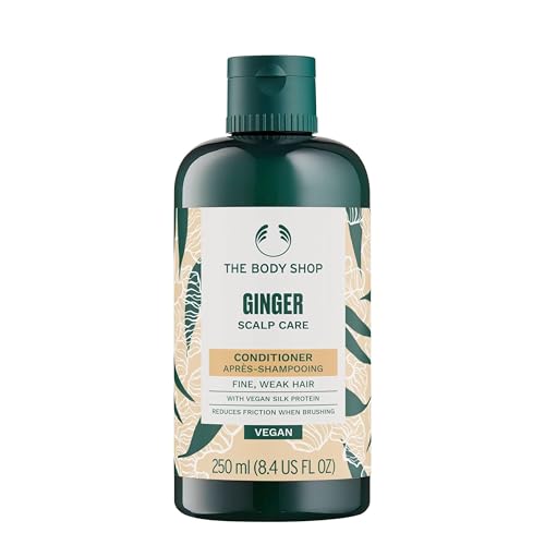 The Body Shop Ginger Scalp Care Conditioner (Vegan), Green, 8.4 Fl Oz