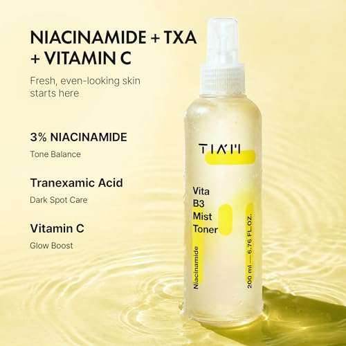 Hydrating Facial Toner for All Skin Types - Lightweight B3 Mist, 6.76 fl oz