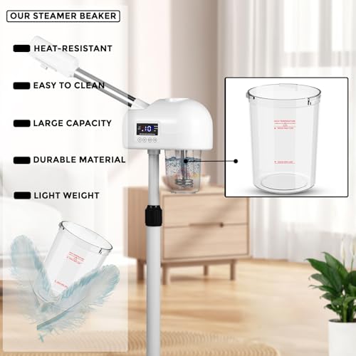 2PCS Large Capacity Plastic Water Jar for Facial Steamer - Replacement Part