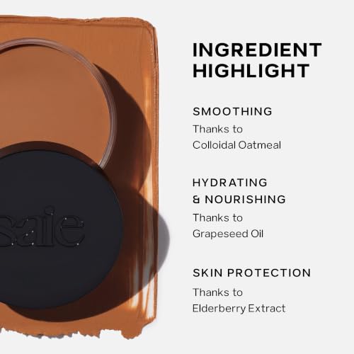 Saie Sun Melt Cream Bronzer - Light Bronze Buildable Face Contour Balm