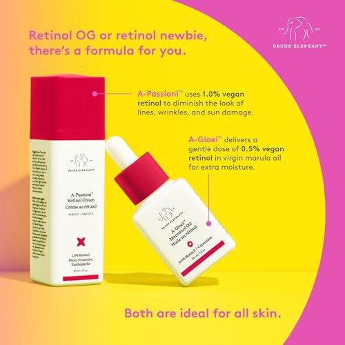 Gentle Retinol Face Oil with Marula Oil - 30ml, Cruelty-Free, Fragrance-Free