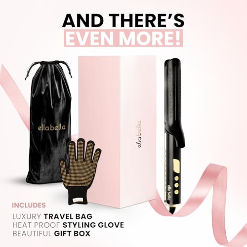 2-in-1 Hair Straightener and Curling Iron with Ceramic Plates