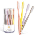 16 Pack Long Head Toothbrushes for Better Cleaning | Dr.Golden Turtle