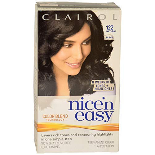 Permanent Hair Dye - Black, Pack of 3 - Includes Highlights & Gray Coverage 2/122
