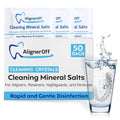 Aligner Cleaning Crystals for Invisalign & Retainers - 50 Packets Safe Dental Hygiene