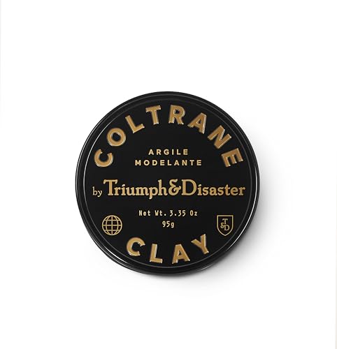 Medium Hold Hair Clay Pomade 2.29oz - Matte Finish, Smoky Earth Scent, All Hair Types