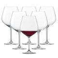 Clear Claret Burgundy Wine Glass Set of 6 - 25 Ounce Tritan Crystal
