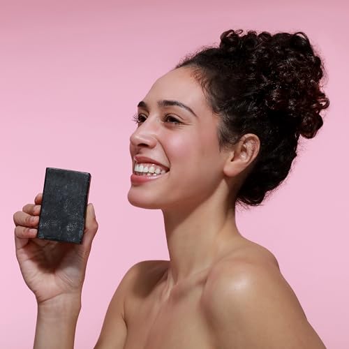 Dr. Natural Black Bar Soap, 2 pcs - Ultra-Moisturizing Natural Soap with Shea Butter - Safe for Family and Pets - Helps Reduce Acne and Blemishes - Organic Bar Soap for Hands, Body Wash, Laundry