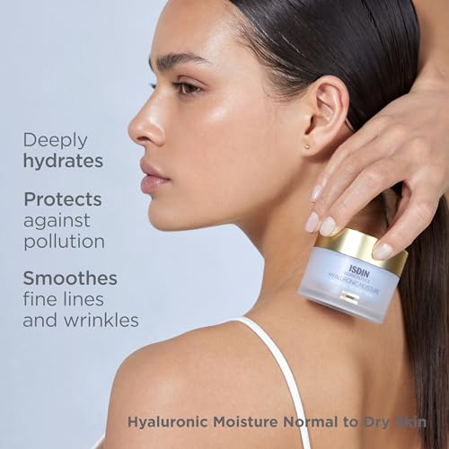 ISDIN Isdinceutics Hyaluronic Moisturizer for Normal to Dry Skin - 1.76 Oz, Standard
