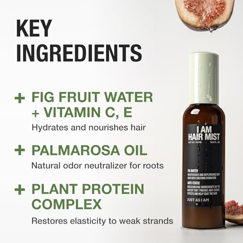 Hydrating Hair Mist with Fig Water & Panthenol - Light Refresh & Smoothing Spray - 3.38 fl oz