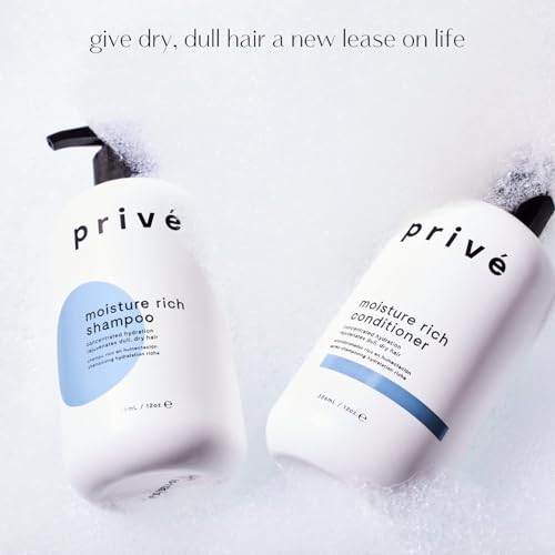 Prive Moisture Rich Conditioner 10 Oz Deep Moisturizer for Dry Hair