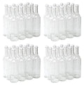 750ml Clear Glass Bordeaux Wine Bottles with Screw-Top Lids - 48 Pack