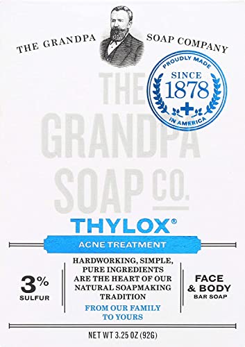 Grandpa's Thylox Acne Treatment Soap Bar 3.25 oz • 6 Pack