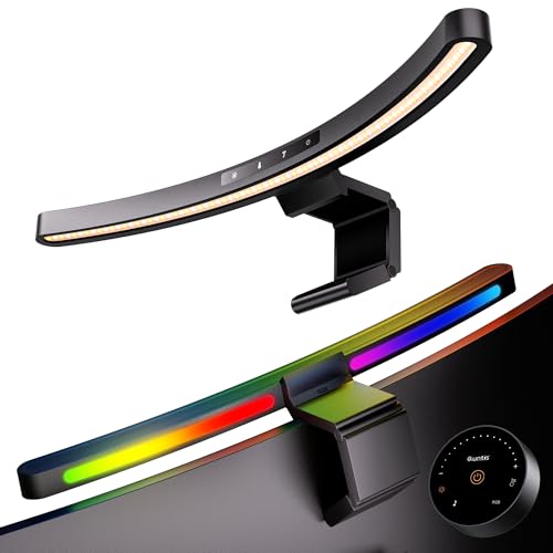 Monitor Light Bar RGB Backlight with Music Sync for Curved Monitors