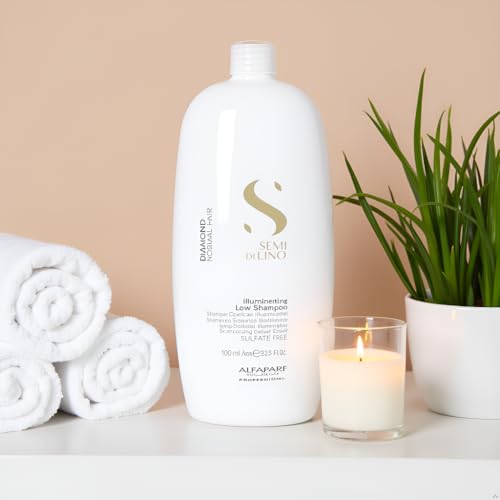 Alfaparf Milano Semi di Lino Diamond Shine Sulfate-Free Shampoo 33.8 Fl Oz