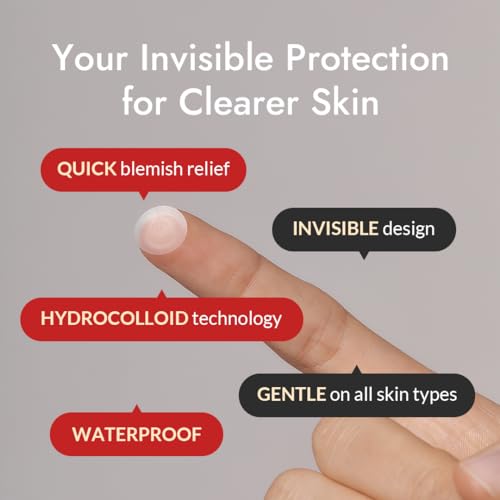 MIZON Good Bye Blemish Clear Patch Invisible Korean Acne Pimple Covering Zits Waterproof Non-drying Thin Cover Excellent Skin Adhesion Patch Spot Cover (44ea)
