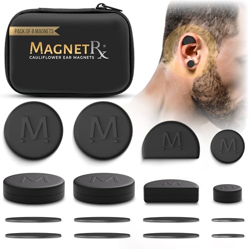 Cauliflower Ear Magnets Kit with Compression Spacers - Ear Treatment & Prevention