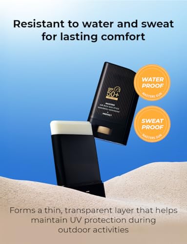 Masters Air Rich SPF50+ PA++++ Sun Stick 14g - Lightweight Water-Resistant Face Sunscreen