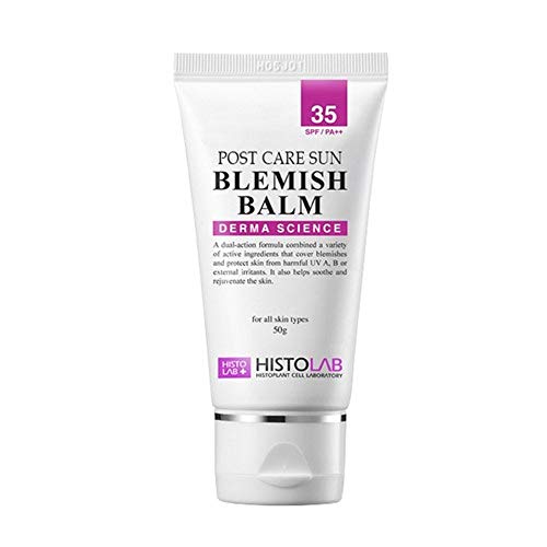 HISTOLAB Post Care Sun Blemish Balm SPF 35 PA++ ? One Shade BB Cream Tinted Sunscreen, Korean K-Beauty Tone-Adapting Coverage for Post-Laser & Everyday Wear, Lightweight