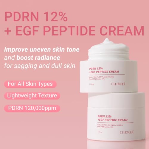PDRN 12% Duo Serum & Cream Set - Salmon DNA, Peptides, Hyaluronic Acid for Anti-Aging