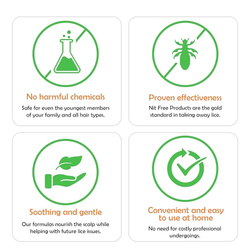 Nit Free 100% Dimethicone Oil for Lice - 32 Fl Oz Family Pack
