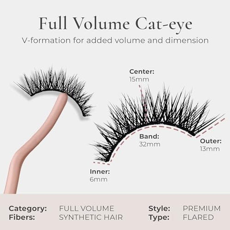 House of Lashes Iconic False Eyelashes - Comfortable Fake lashes for Bold Daring Look, Easy and Reusable Faux Mink Lashes for All Eye Shapes